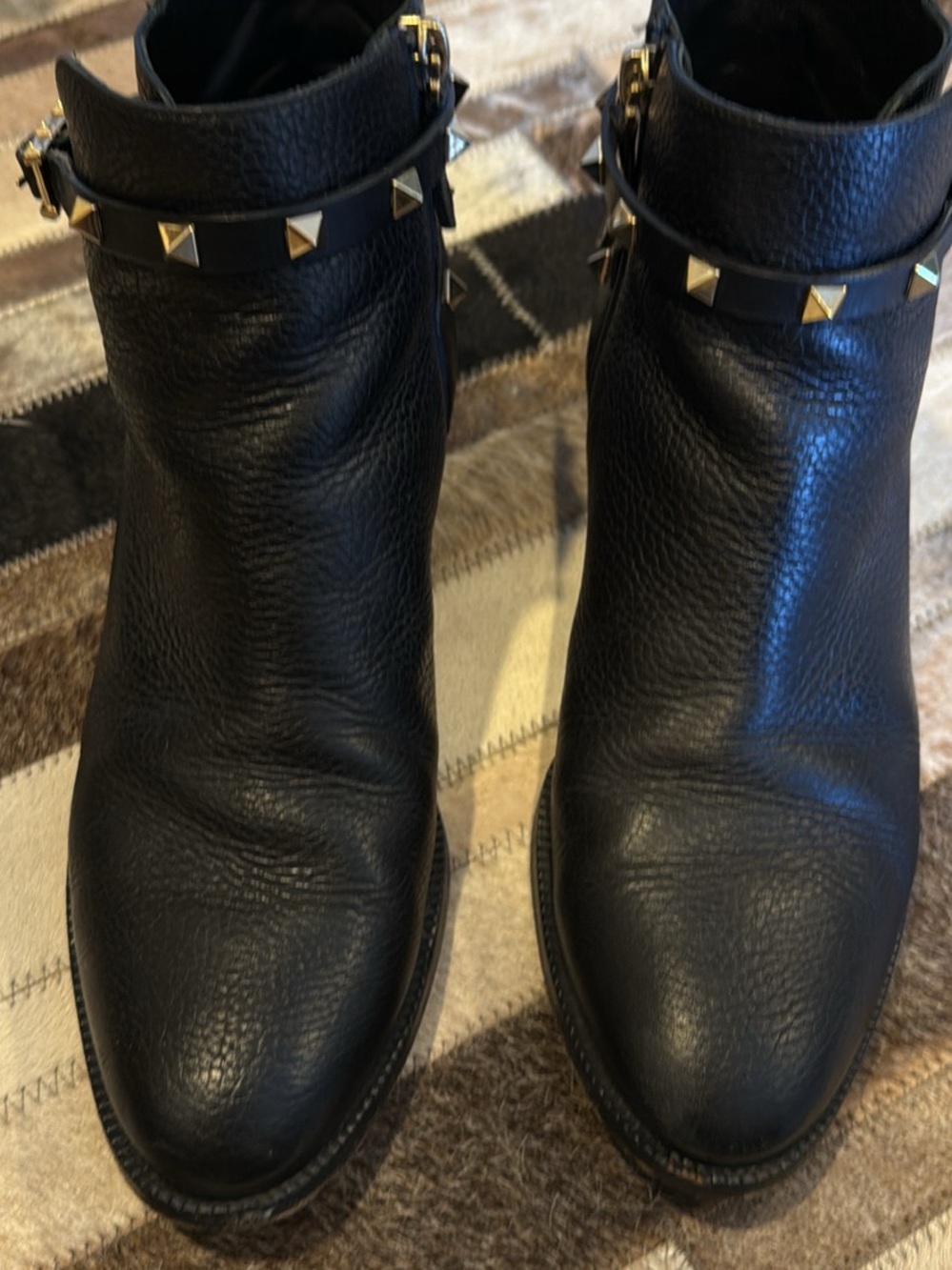 Valentino Rockstud Ankle Booties